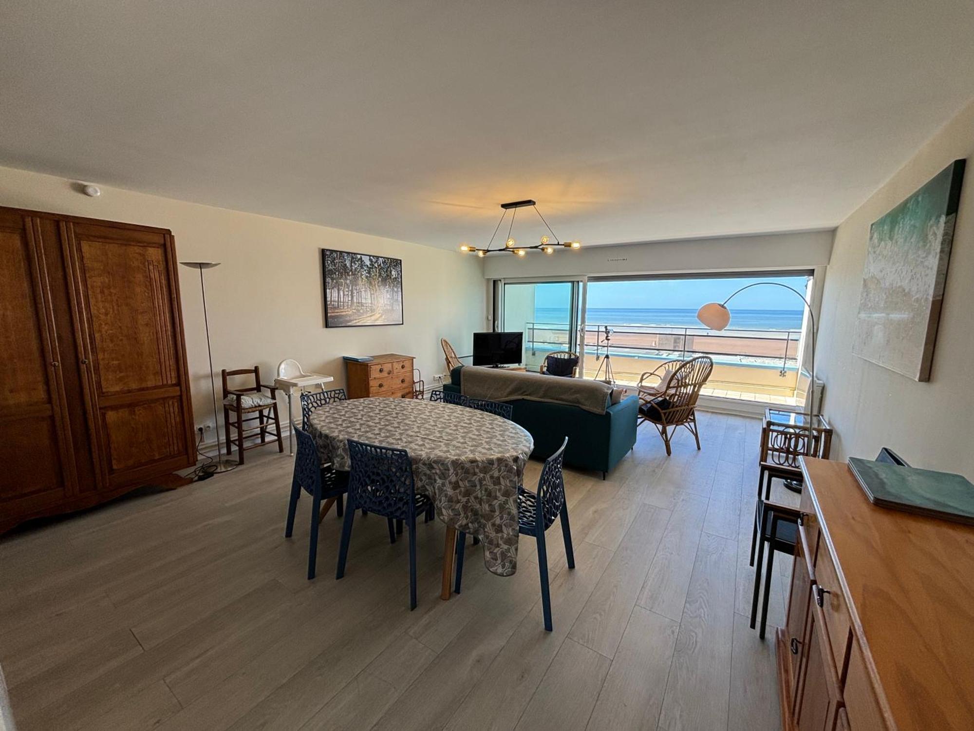 Appt Traversant Vu Mer Et Dunes Avec Garage Le Touquet Екстериор снимка